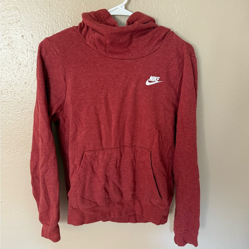 Nike Women's Cowl Neck Red Sweater